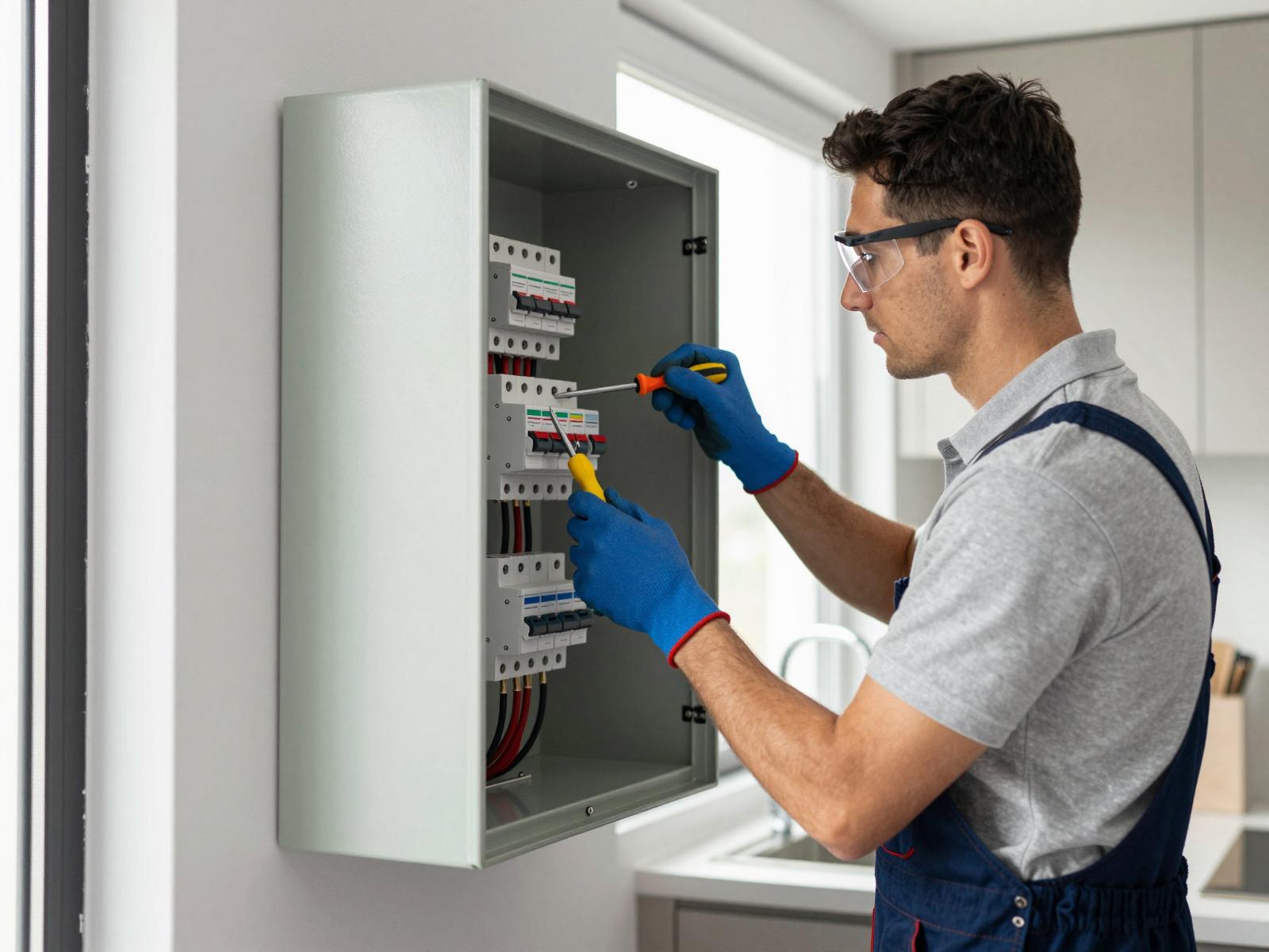 Residential electrical panel service